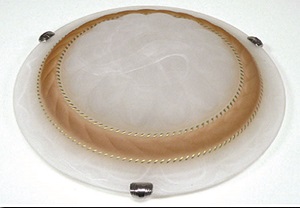 Светильник накладной "Орхидея" Альфа Лайт ЛОН 220В Е27 2х60Вт Коричневый/300мм фото Светильник накладной "Орхидея" Альфа Лайт ЛОН 220В Е27 2х60Вт Коричневый/300мм картинка