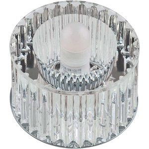 Светильник встраиваемый Fametto/Fiore DLS-F104 G9 CHROME/CLEAR 65мм/40Вт фото Светильник встраиваемый Fametto/Fiore DLS-F104 G9 CHROME/CLEAR 65мм/40Вт картинка