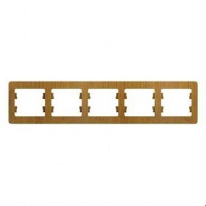 Рамка горизонтальная Systeme Electric Glossa 5-м. дерево фото фото 2 Рамка горизонтальная Systeme Electric Glossa 5-м. дерево картинка фото 2