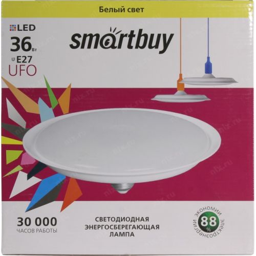 Лампа светодиодная Smartbuy-UFO-36W/4000/E27 фото Лампа светодиодная Smartbuy-UFO-36W/4000/E27 картинка