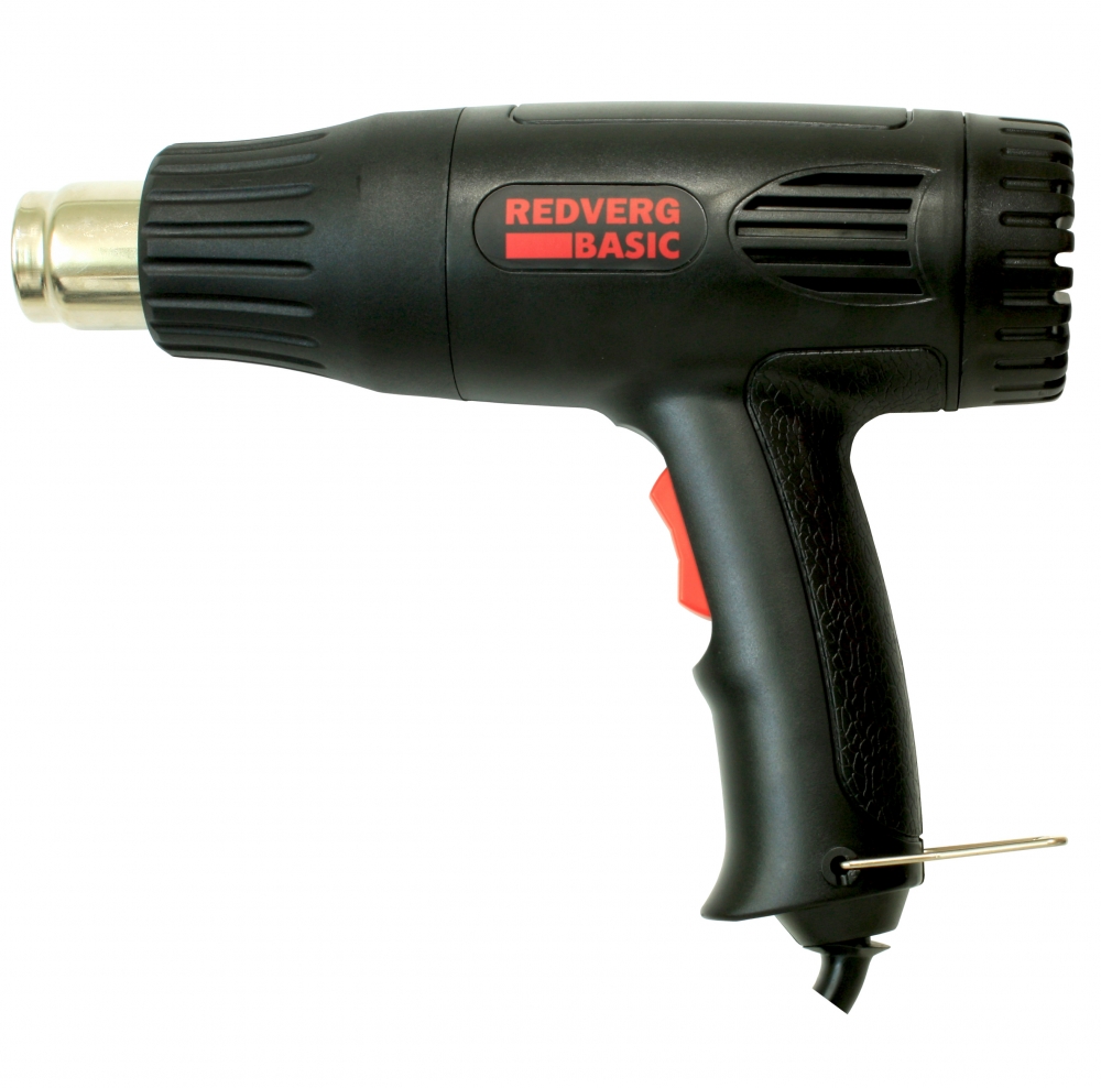 Фен строительный Redverg HG2000 Basic 1000Вт/330-600гр/300-550л в  мин/коробка купить в Сочи, Адлере – цена