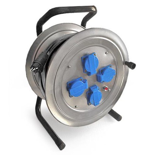 Удлинитель на металлической катушке с заземлением Союз 4х50м 16А 3500Вт IP44 фото фото 2 Удлинитель на металлической катушке с заземлением Союз 4х50м 16А 3500Вт IP44 картинка фото 2