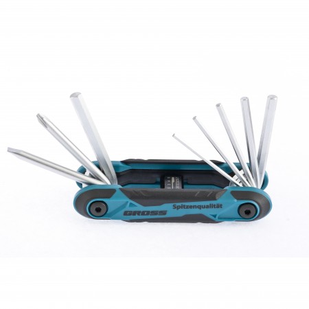 Набор ключей универсальный HEX-PH-SL Gross, складные, 8 шт, CrV фото фото 2 Набор ключей универсальный HEX-PH-SL Gross, складные, 8 шт, CrV картинка фото 2