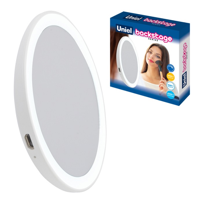 Светильник-зеркало Uniel ULK-F73 DIM/RECH аккумуляторный 150м/а 4000К Диммер/Белый фото Светильник-зеркало Uniel ULK-F73 DIM/RECH аккумуляторный 150м/а 4000К Диммер/Белый картинка