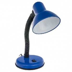 Светильник настольный Uniel ЛОН TLI-204 220В Е27 60Вт Голубой/подставка фото Светильник настольный Uniel ЛОН TLI-204 220В Е27 60Вт Голубой/подставка картинка