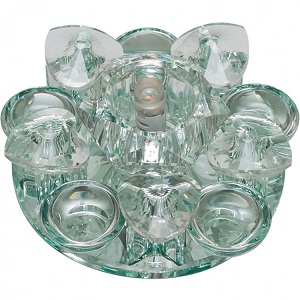Светильник встраиваемый Fametto/Fiore DLS-F123 G4 GLASSY/CLEAR 50мм/40Вт фото Светильник встраиваемый Fametto/Fiore DLS-F123 G4 GLASSY/CLEAR 50мм/40Вт картинка