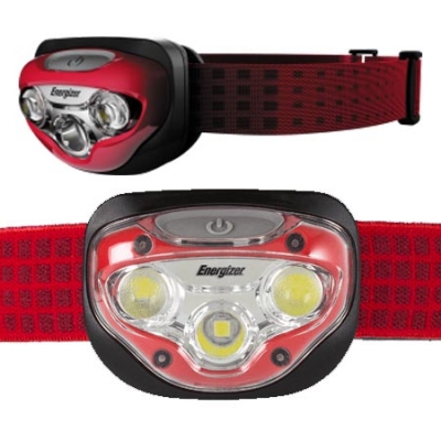 Фонарь налобный Energizer HL Vision HD 3хААА Пластик/черно-красный фото Фонарь налобный Energizer HL Vision HD 3хААА Пластик/черно-красный картинка
