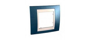 Рамка горизонтальная Schneider Electric Unica Хамелеон 1-м. голубой лед/бежевый фото фото 3 Рамка горизонтальная Schneider Electric Unica Хамелеон 1-м. голубой лед/бежевый картинка фото 3