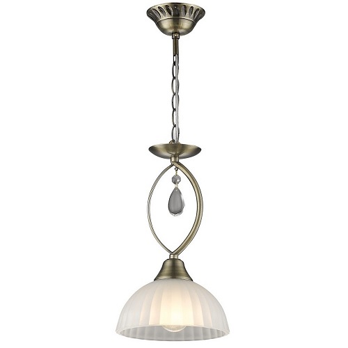 Светильник подвесной "Модерн" Velante 220В Е27 60Вт IP20 Бронза/Белый фото Светильник подвесной "Модерн" Velante 220В Е27 60Вт IP20 Бронза/Белый картинка