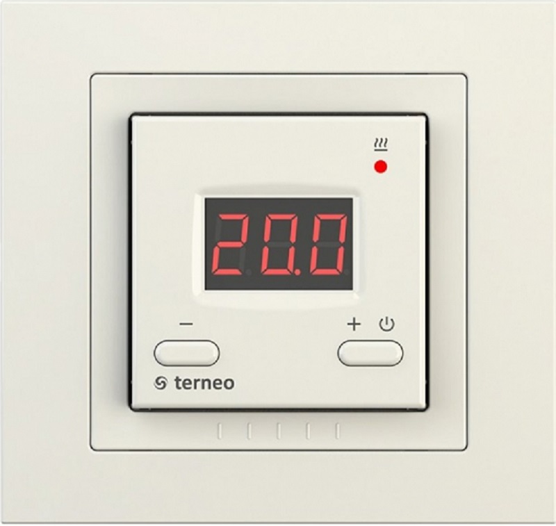 Терморегулятор электронный Terneo st unic для рамок Unica 3.6кВт 16А белый фото фото 3 Терморегулятор электронный Terneo st unic для рамок Unica 3.6кВт 16А белый картинка фото 3