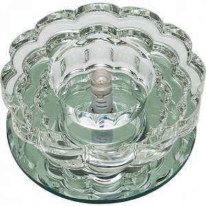 Светильник встраиваемый Fametto/Fiore DLS-F125 G4 GLASSY/CLEAR 50мм/40Вт фото Светильник встраиваемый Fametto/Fiore DLS-F125 G4 GLASSY/CLEAR 50мм/40Вт картинка