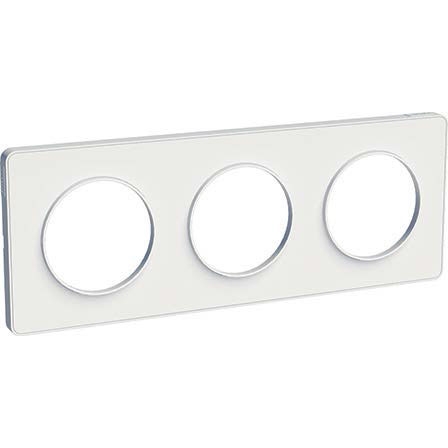 Рамка универсальная Schneider Electric Odace 3-м. белый фото фото 2 Рамка универсальная Schneider Electric Odace 3-м. белый картинка фото 2