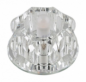 Светильник встраиваемый Fametto/Fiore DLS-F105 G9 GLASSY/CLEAR 65мм/35Вт фото Светильник встраиваемый Fametto/Fiore DLS-F105 G9 GLASSY/CLEAR 65мм/35Вт картинка