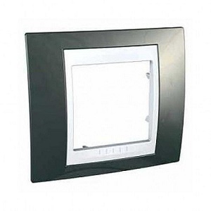 Рамка горизонтальная Schneider Electric Unica Хамелеон 1-м. серо-зеленый/белый фото фото 2 Рамка горизонтальная Schneider Electric Unica Хамелеон 1-м. серо-зеленый/белый картинка фото 2