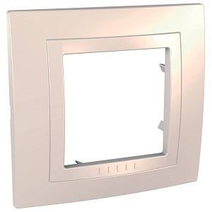 Рамка горизонтальная Schneider Electric Unica 1-м. бежевый фото фото 2 Рамка горизонтальная Schneider Electric Unica 1-м. бежевый картинка фото 2