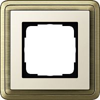 Рамка универсальная Gira ClassiX 1-м. бронза/кремовый картинка