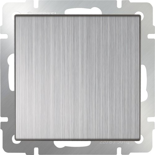 Заглушка без рамки Werkel глянцевый никель картинка фото 2