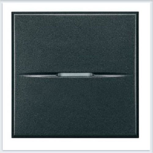 Выключатель самовозвратный без рамки Legrand BTicino Аxial Axolute 2 мод. 1-кл. антрацит картинка фото 2