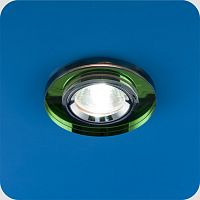 Светильник встраиваемый Италмак Bohemia 51 21 72 MR16 65мм/50Вт огран стекло/мультиклор картинка 