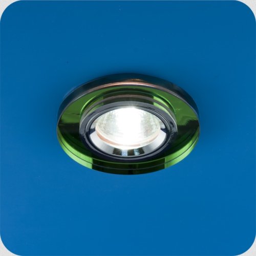 Светильник встраиваемый Италмак Bohemia 51 21 72 MR16 65мм/50Вт огран стекло/мультиклор картинка 