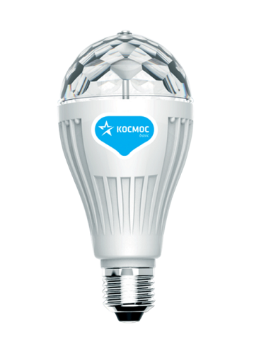 Лампа светодиодная декоративная Диско Шар Космос KOCNL-EL142 220В 3W/RGB/E27 фото Лампа светодиодная декоративная Диско Шар Космос KOCNL-EL142 220В 3W/RGB/E27 картинка