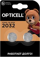 Элемент питания OPTICELL CR 2032 2 шт/упк. цена за упаковку картинка 