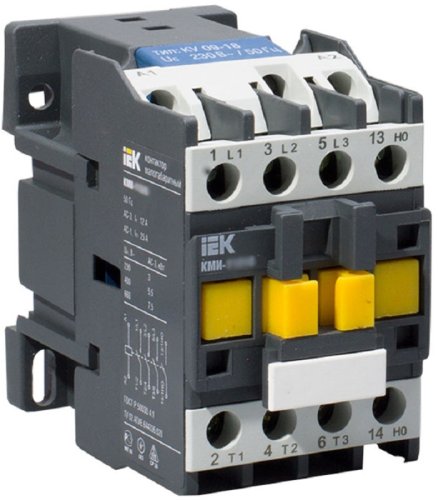 Контактор IEK КМИ-22511 3п 1НЗ 25А 230В тип АС3  картинка фото 2