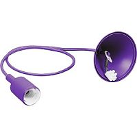 Светильник подвесной Feron LH127 230V E27 фиолетовый/1,5м картинка 