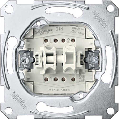 Выключатель без накладки без рамки Schneider Electric Merten Antique 2-кл. картинка фото 2