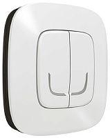 Умный выключатель беспроводной Valena Allure Netatmo 2-кл. IP20 белый