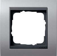 Рамка универсальная Gira Event Clear 1-м. алюминий/антрацит