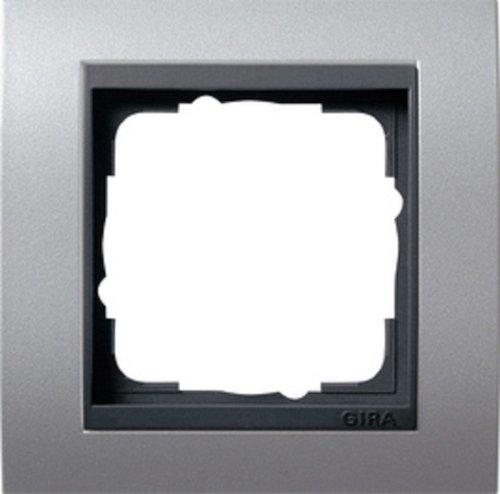 Рамка универсальная Gira Event Clear 1-м. алюминий/антрацит фото Рамка универсальная Gira Event Clear 1-м. алюминий/антрацит картинка
