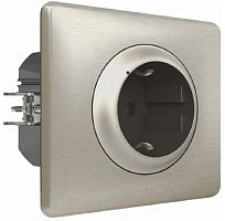 Умная розетка Valena Celiane Netatmo 1-м. шторки IP41 16А титан