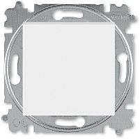 Выключатель кнопочный без рамки ABB EPJ Levit 1-кл. белый/ледяной картинка