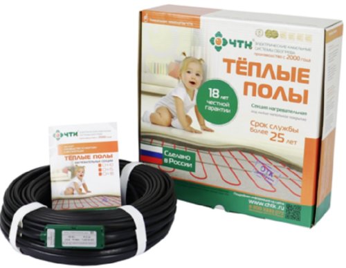 Теплый пол в стяжку двухжильный ЧТК СН-18-1908 106,0м (9,5-15,9м2) 1908Вт картинка
