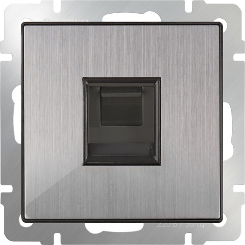 Розетка компьютерная без рамки Werkel 1-м. RJ45 5e глянцевый никель фото фото 2 Розетка компьютерная без рамки Werkel 1-м. RJ45 5e глянцевый никель картинка фото 2