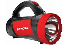 Фонарь аккумуляторный Рекорд PB-2600 220В 3Вт IP20 Черный/красный картинка 