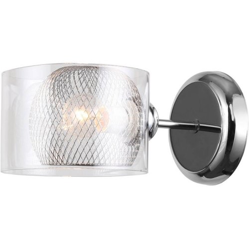 Бра однорожковое Rivoli Модерн Multistrato A1 CR Е14 Черный/хром картинка  фото 2