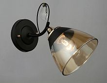 Бра однорожковая Мелодия Света Е27 Черный/золото картинка 