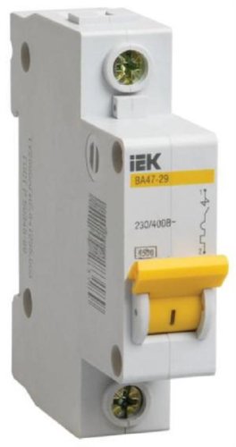Выключатель автоматический IEK KARAT ВА47-29 1п 1.6А C 4.5кА  картинка фото 2