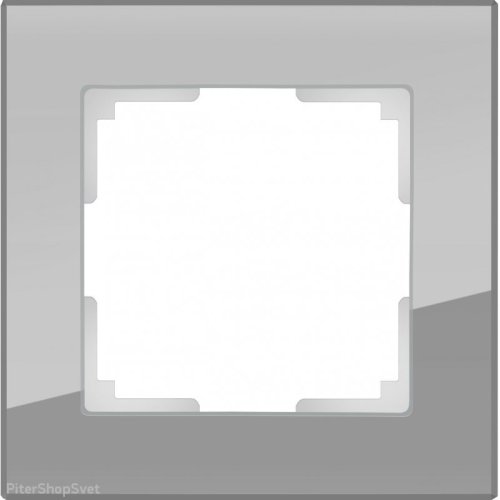 Рамка универсальная Werkel Favorit 1-м. стекло серый фото фото 2 Рамка универсальная Werkel Favorit 1-м. стекло серый картинка фото 2