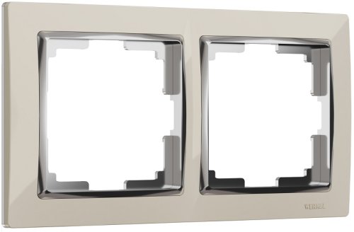 Рамка универсальная Werkel Snabb 2-м. слоновая кость/хром картинка