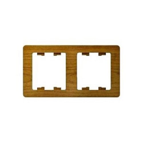 Рамка горизонтальная Systeme Electric Glossa 2-м. дерево картинка фото 2