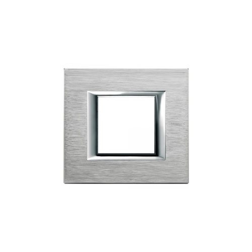 Рамка прямоугольная Legrand BTicino Аxial Axolute 2 мод Хром  картинка фото 2