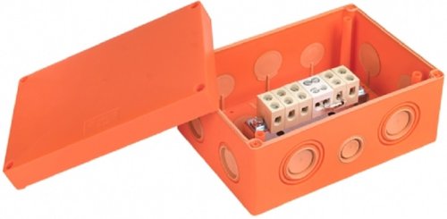Коробка огнестойкая EKF PROxima 176x126x74мм под винт 10x10мм IP66 оранжевый