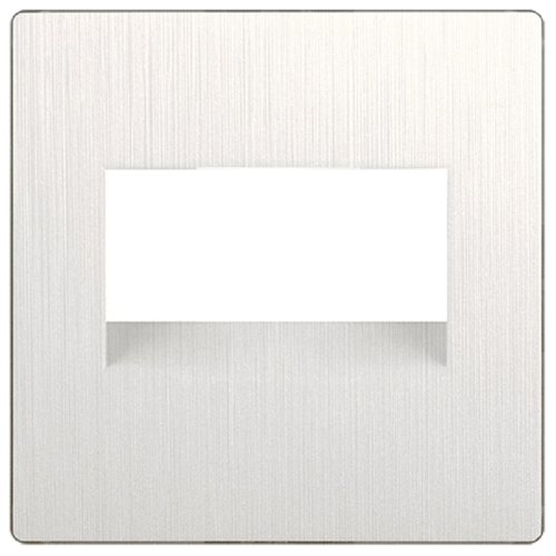 Лицевая панель Werkel для 2-м. розетки RJ45+RJ45 перламутровый рифленый картинка фото 2