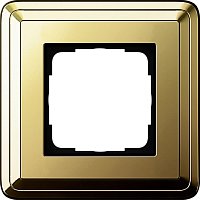 Рамка универсальная Gira ClassiX 1-м. латунь/латунь
