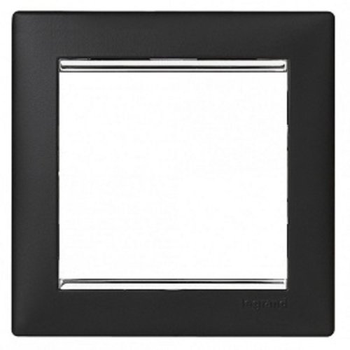 Рамка горизонтальная Legrand Valena 1-м. ноктюрн/серебро картинка фото 2