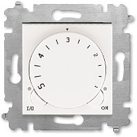 Терморегулятор механический с датчиком без рамки ABB EPJ Levit 0С +45С жемчуг/ледяной картинка