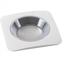 Светильник встраиваемый Fametto/Vernissage DLS-V102 GU5.3 WHITE+CHROME 65мм/50Вт картинка 